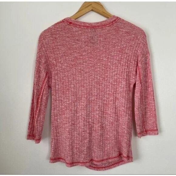Anthropologie Twist Front Ribbed Pullover Top XS - Picture 4 of 7